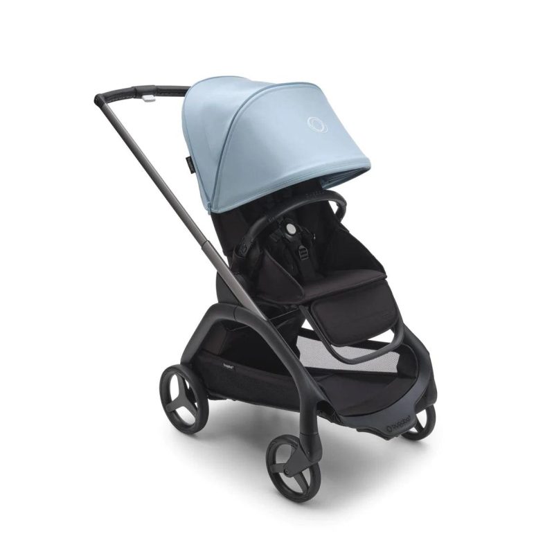 bugaboo dragonfly complete stroller bassinet graphitemidnight blackskyline blue traveling tikes 7