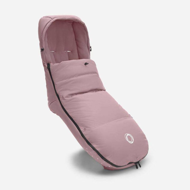 bugaboo high performance footmuff dune pink traveling tikes