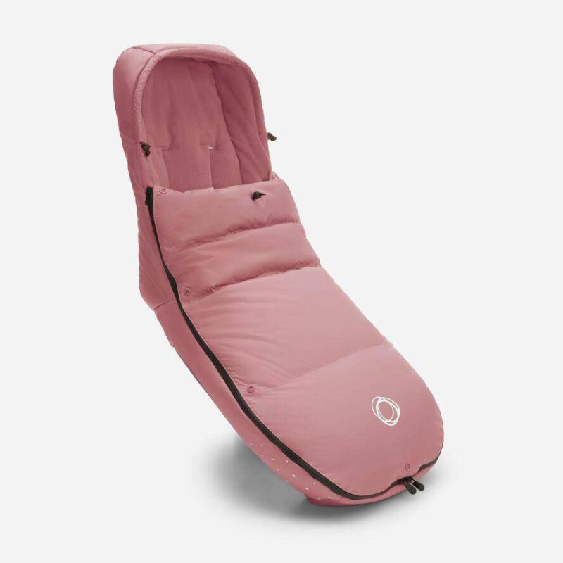 bugaboo high performance footmuff evening pink traveling tikes