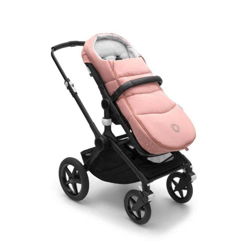 bugaboo universal footmuff evening pink traveling tikes 2