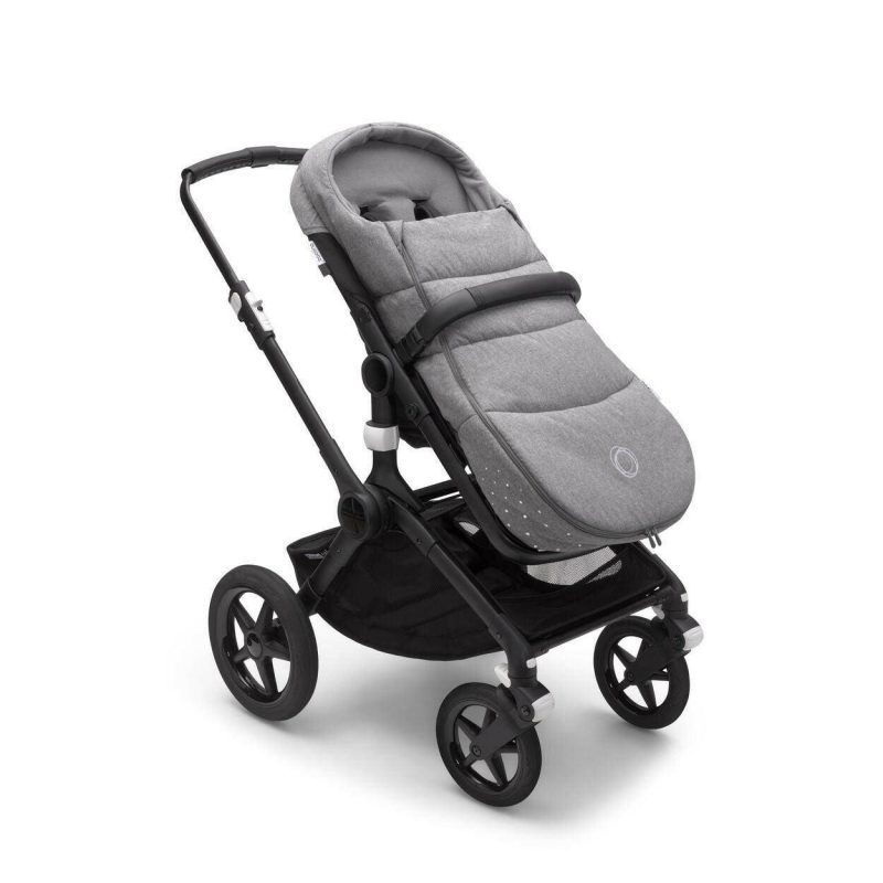 bugaboo universal footmuff grey melange traveling tikes 2