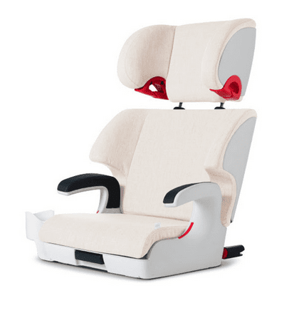 Clek Oobr High Back Belt Positioning Booster Car Seat - Snow (C-Zero Plus) - Traveling Tikes