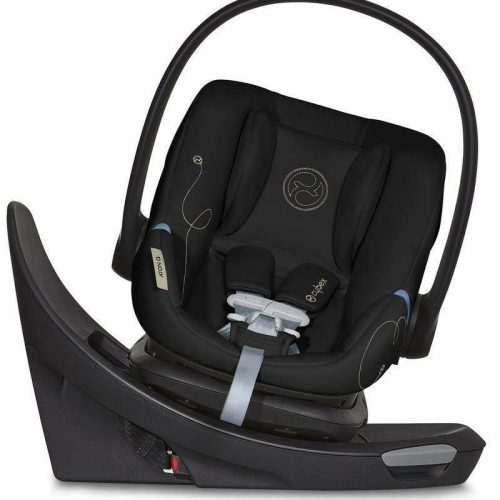 Cybex Aton G Swivel SensorSafe Infant Car Seat - Moon Black - Traveling Tikes