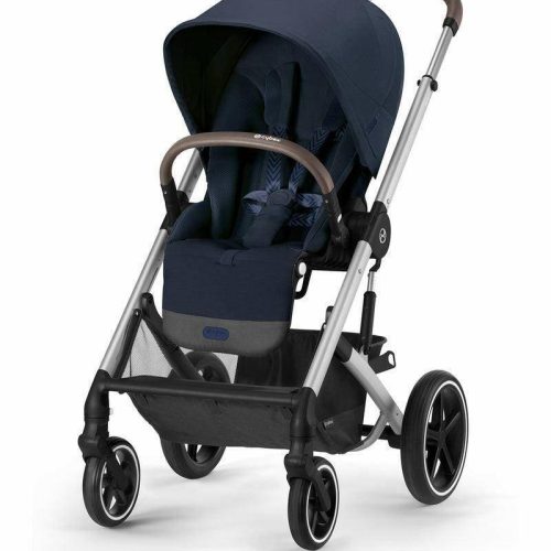 Cybex Balios S Lux 2 Stroller - Silver Frame / Ocean Blue - Traveling Tikes