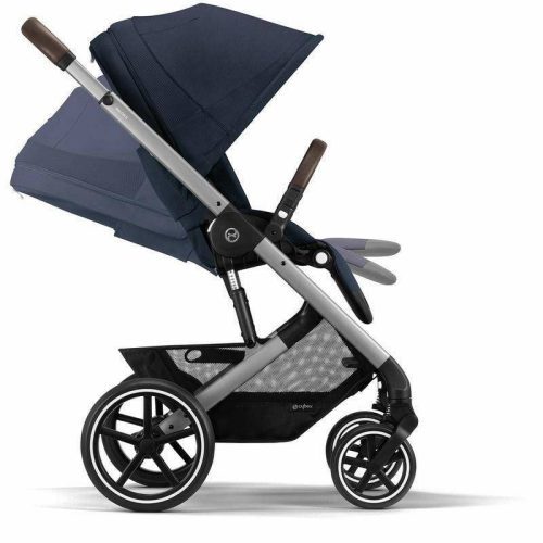 cybex balios s lux 2 stroller silver frame ocean blue traveling tikes 3