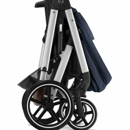 cybex balios s lux 2 stroller silver frame ocean blue traveling tikes 7