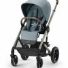 Cybex Balios S Lux 2 Stroller - Taupe Frame / Sky Blue - Traveling Tikes