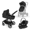 Cybex EOS Travel System - Moon Black (Black Frame) - Traveling Tikes