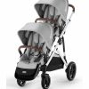 Cybex Gazelle S 2 Double Stroller Bundle - Silver Frame / Lava Grey - Traveling Tikes