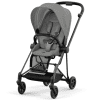 Cybex MIOS 3 Stroller - Matte Black/Black Frame and Soho Grey Seat Pack - Traveling Tikes