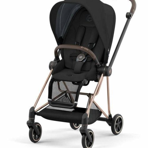 Cybex Mios 3 Stroller - Rose Gold / Brown / Deep Black - Traveling Tikes