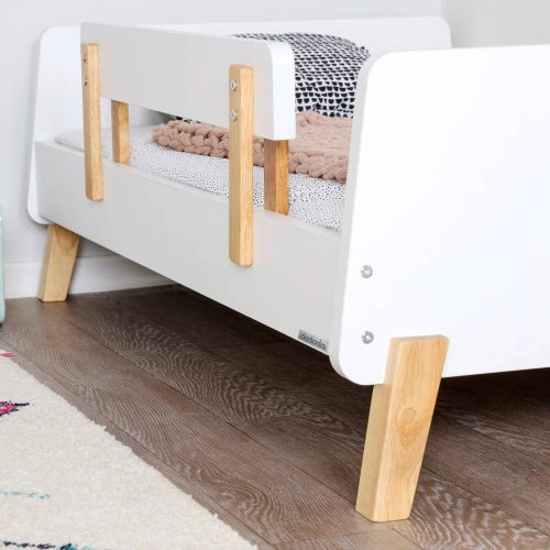 dadada muse toddler bed white natural traveling tikes 3