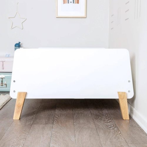 dadada muse toddler bed white natural traveling tikes 4