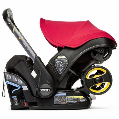 doona infant car seat and stroller flame red traveling tikes 3