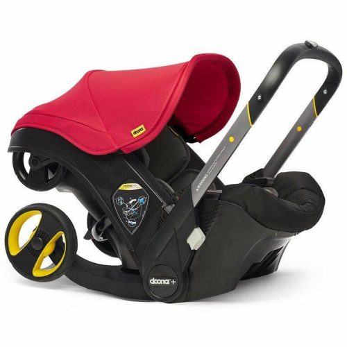 doona infant car seat and stroller flame red traveling tikes 5