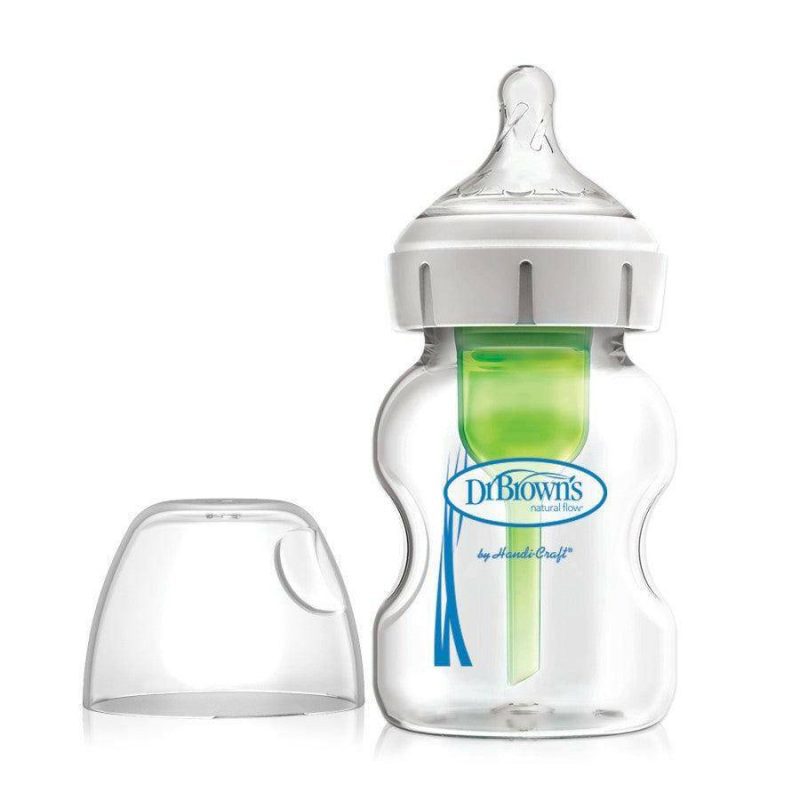 dr brown s natural flow options anti colic glass baby bottle 5oz traveling tikes 1