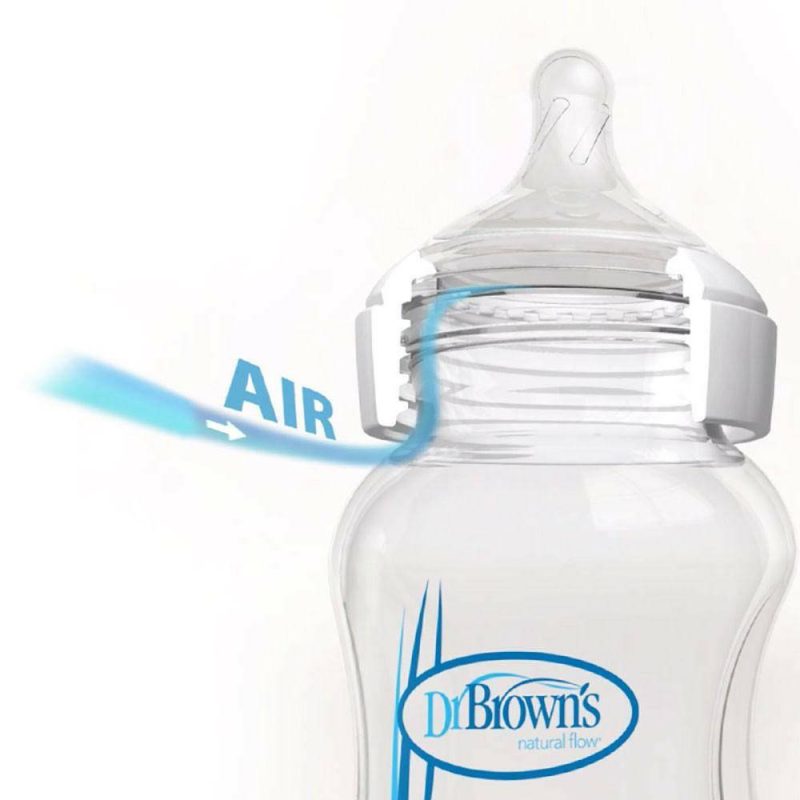 dr brown s natural flow options anti colic glass baby bottle 5oz traveling tikes 2