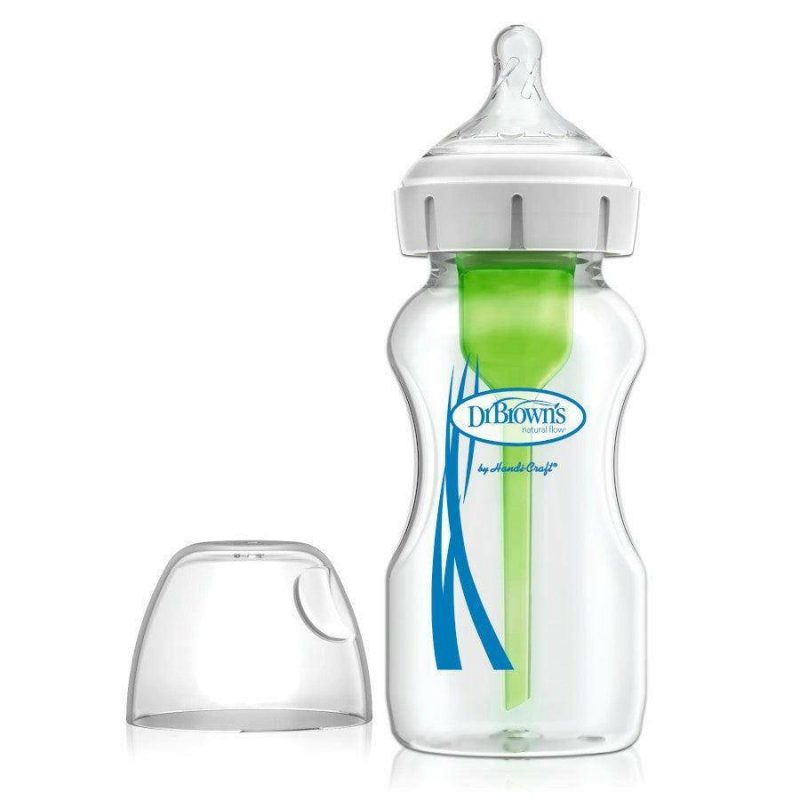 dr brown s natural flow options anti colic glass baby bottle 9oz traveling tikes 1