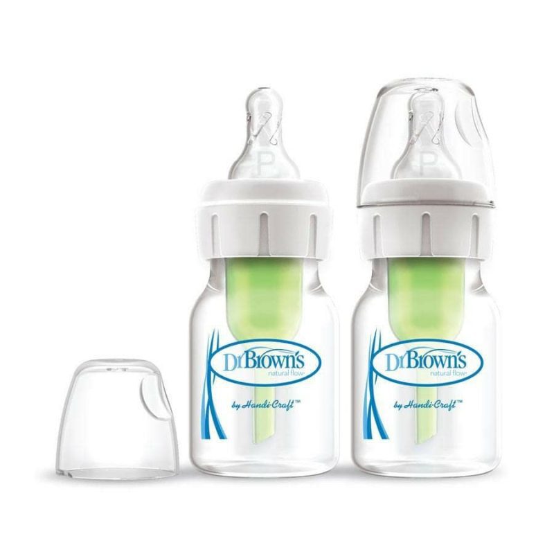 dr brown s natural flow options preemie baby bottle 2 oz60 ml 2 pk traveling tikes 1