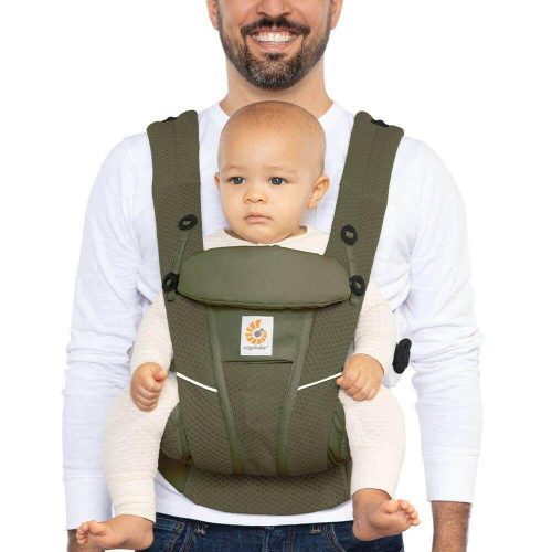 ergo omni breeze baby carrier olive green traveling tikes 3