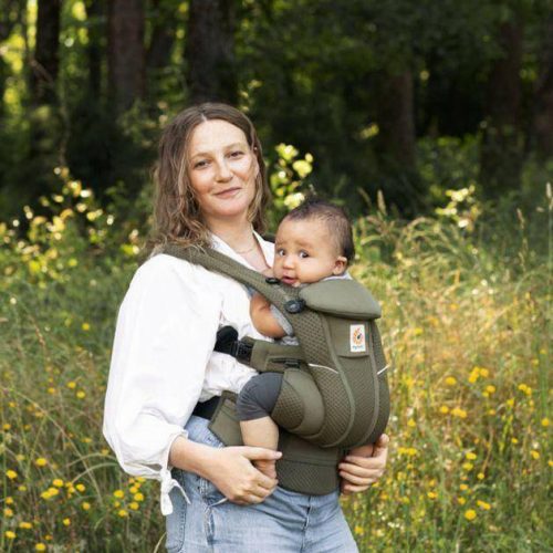 ergo omni breeze baby carrier olive green traveling tikes 6