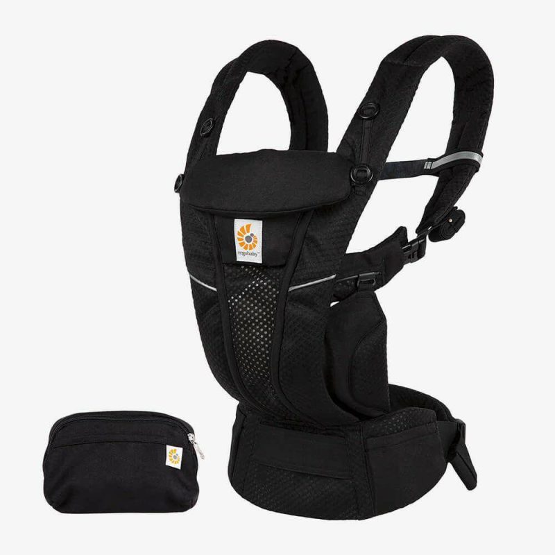 ergo omni breeze baby carrier onyx black traveling tikes 1