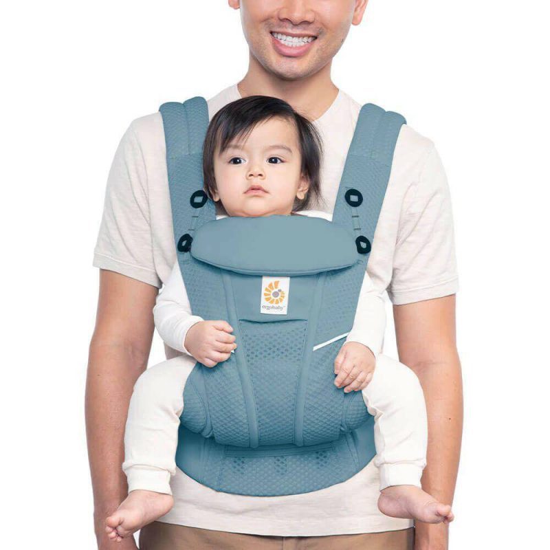 ergo omni breeze baby carrier slate blue traveling tikes 3