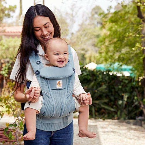 ergo omni breeze baby carrier slate blue traveling tikes 5