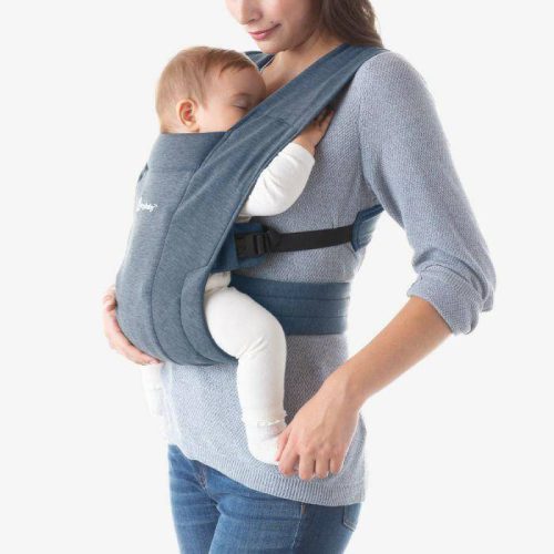 ergobaby embrace cozy newborn carrier oxford blue traveling tikes 3