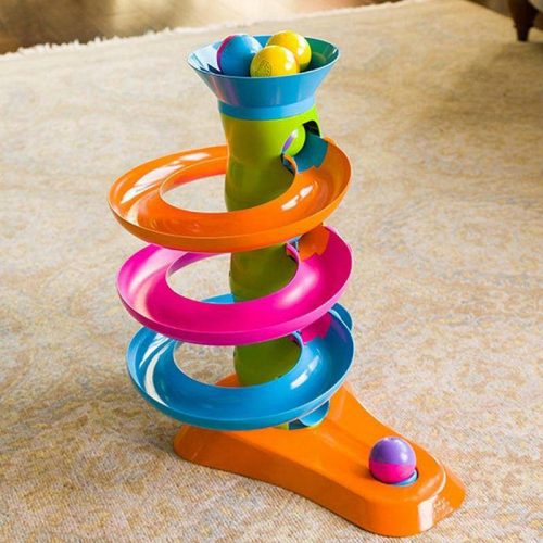 Fat Brain Toys RollAgain Tower - Traveling Tikes