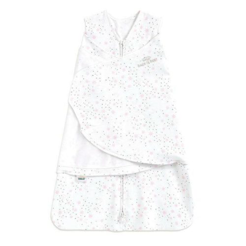 HALO SleepSack Swaddle Platinum - Moons Pink (Newborn) - Traveling Tikes