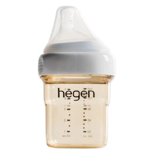 HEGEN 5OZ /150ML BABY BOTTLE WITH SLOW FLOW NIPPLE - Traveling Tikes