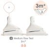 HEGEN NIPPLE MEDIUM FLOW 3M+ - 2 PACK - Traveling Tikes