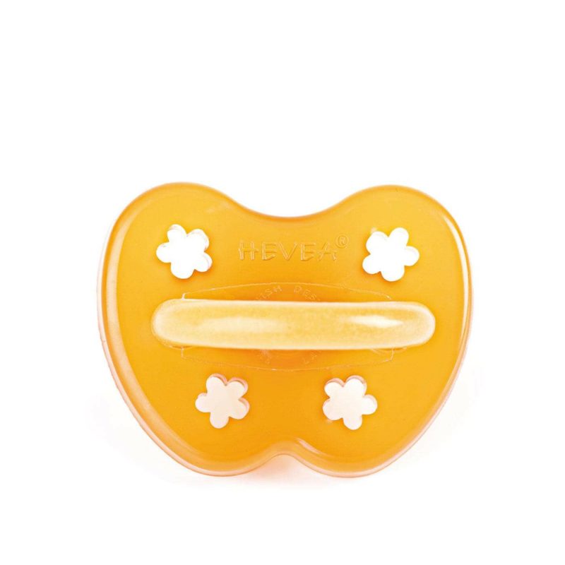 hevea natural rubber flower pacifier traveling tikes