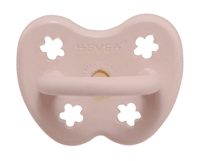 Hevea Pacifier 0-3M - Powder Pink - Traveling Tikes