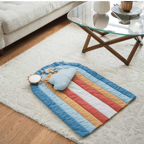 itsy ritzy tummy time play mat traveling tikes 4