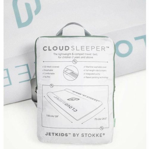 jetkids by stokke cloudsleeper inflatable kids bed white traveling tikes 6