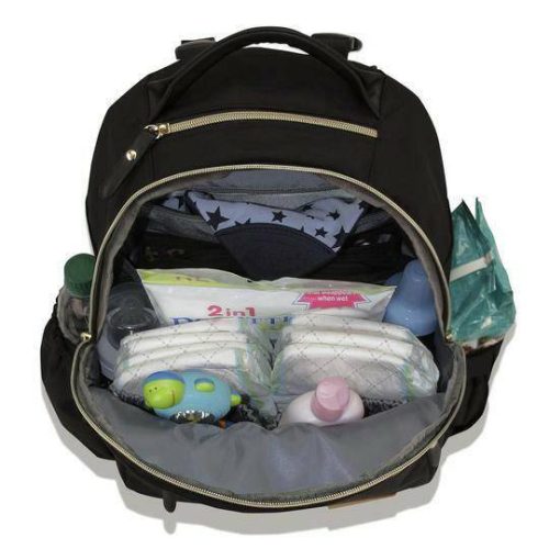 kalencom uptown backpack black traveling tikes 7