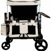 Keenz XC+ 2.0 (4 Seater) Stroller Wagon - Cream - Traveling Tikes