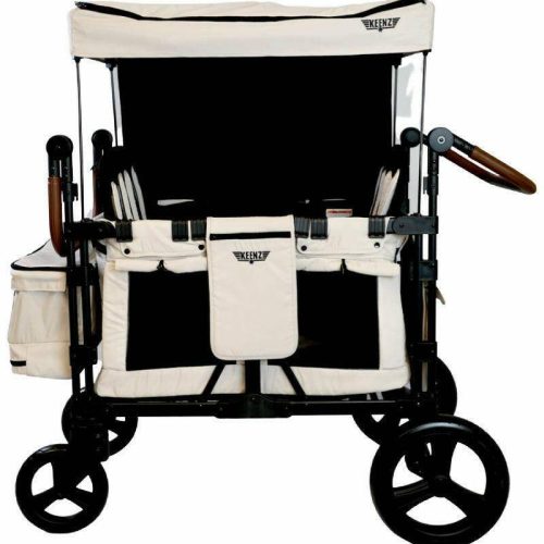 Keenz XC+ 2.0 (4 Seater) Stroller Wagon - Cream - Traveling Tikes