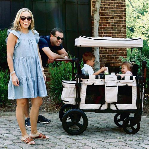 keenz xc 2 0 4 seater stroller wagon cream traveling tikes 5