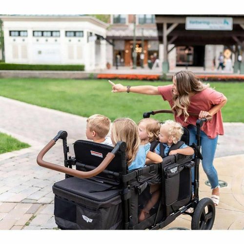 keenz xc 2 0 4 seater stroller wagon grey traveling tikes 5