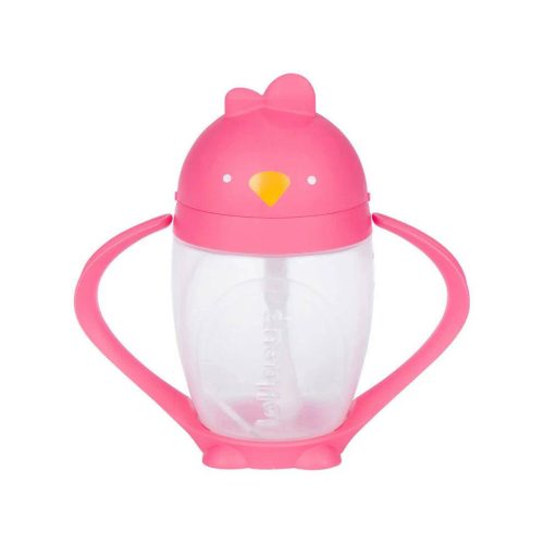 Lollaland Lollacup Infant & Toddler Straw Cup - Pink - Traveling Tikes