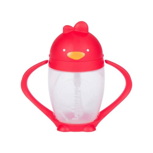 Lollaland Lollacup Infant & Toddler Straw Cup - Red - Traveling Tikes