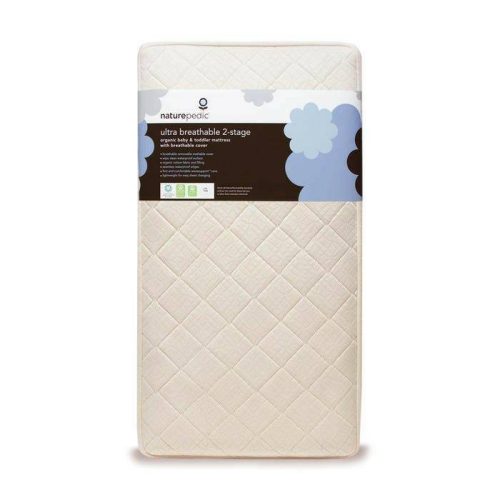 Naturepedic Organic Breathable Ultra 2-Stage Baby Crib Mattress (MC47) - Traveling Tikes