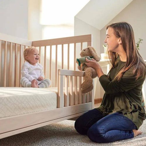 naturepedic organic breathable ultra 2 stage baby crib mattress mc47c traveling tikes 3