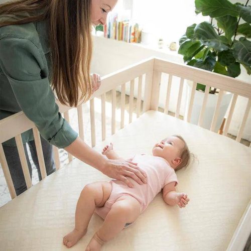 naturepedic organic breathable ultra 2 stage baby crib mattress mc47c traveling tikes 6