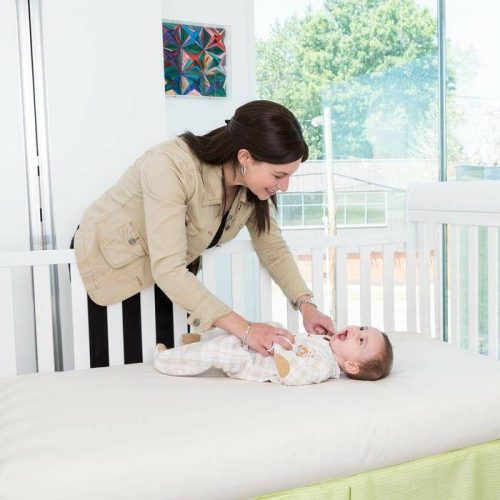 naturepedic organic cotton classic seamless baby crib mattress mc24 traveling tikes 4