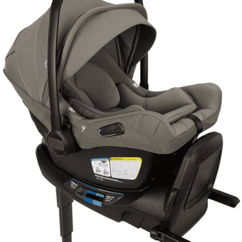 Nuna PIPA Aire RX Infant Car Seat + PIPA RELX Base with Load Leg - Granite - Traveling Tikes