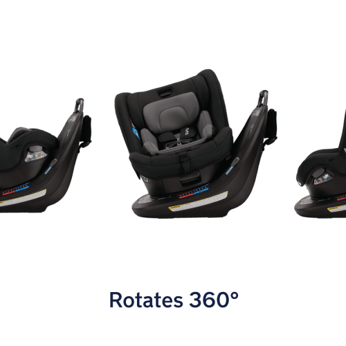 nuna revv rotating convertible car seat caviar traveling tikes 3